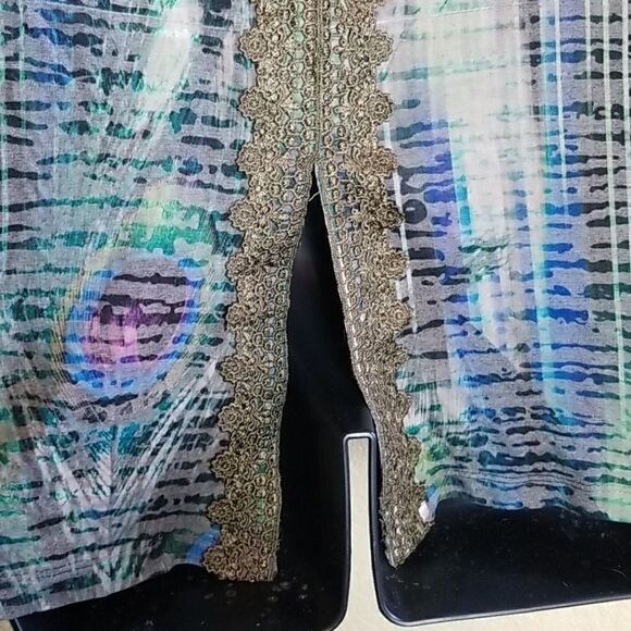 One World Long Sleeve Peacock Top - Picture 5 of 8